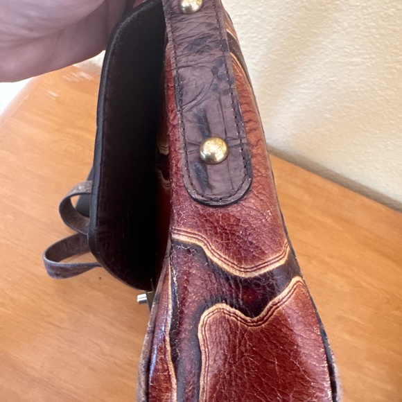 Limited Edition Brahmin croc embossed leather bag - Picture 10 of 16